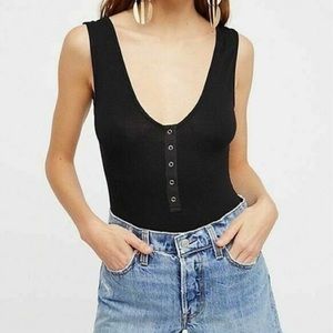 Free People Take Me Out Tank Bodysuit